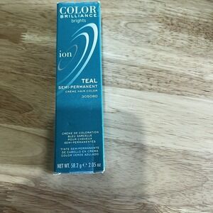 Ion Color Brilliance Brights Teal Semi-Permanent Creme Hair Color 2.05 Oz
